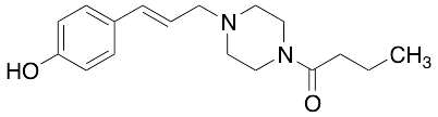 1-Butyryl-4-[3-(4-hydroxy-phenyl)-allyl]-piperazine
