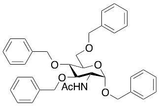 Benzyl 2-Acetamido-3,4,6-tri-O-benzyl-2-deoxy-a-D-glucopyranoside