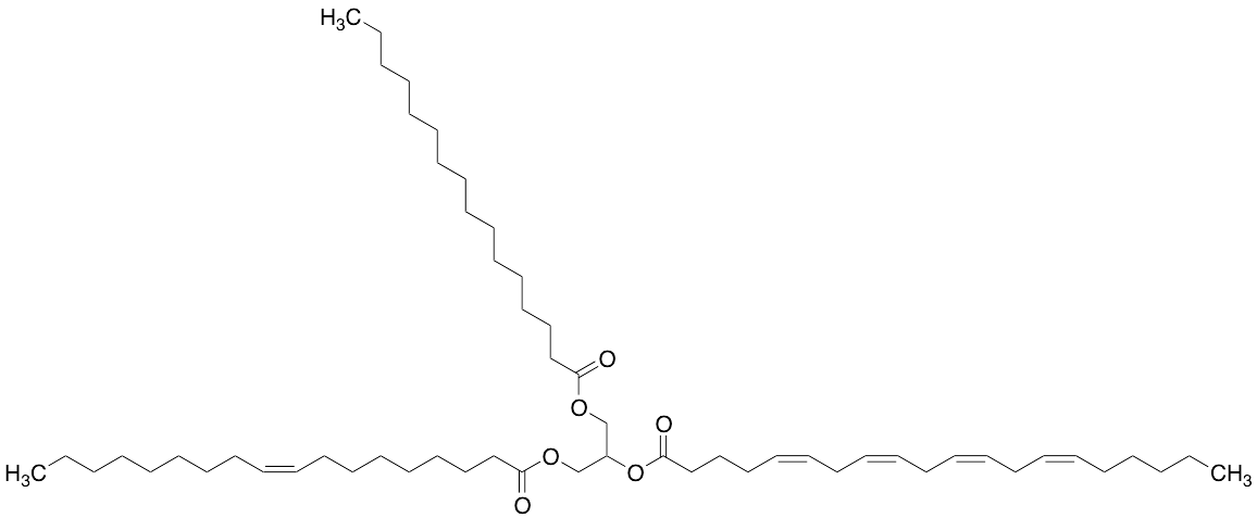 1-[[(1-Oxohexadecyl)oxy]methyl]-2-[[(9Z)-1-oxo-9-octadecen-1-yl]oxy]ethyl (5Z,8Z,11Z,14Z)-5,8,11,14-eicosatetraenoate
