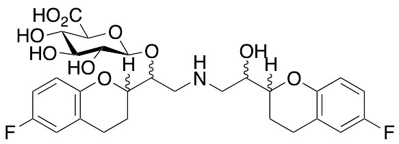 Nebivolol O-Beta-D-Glucuronide (Mixture of 4 Diastereomers)