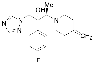 (2R,3R)-2-(4-Fluorophenyl)-3-(4-methylidenepiperidin-1-yl)-1-(1H-1,2,4-triazol-1-yl)butan-2-ol