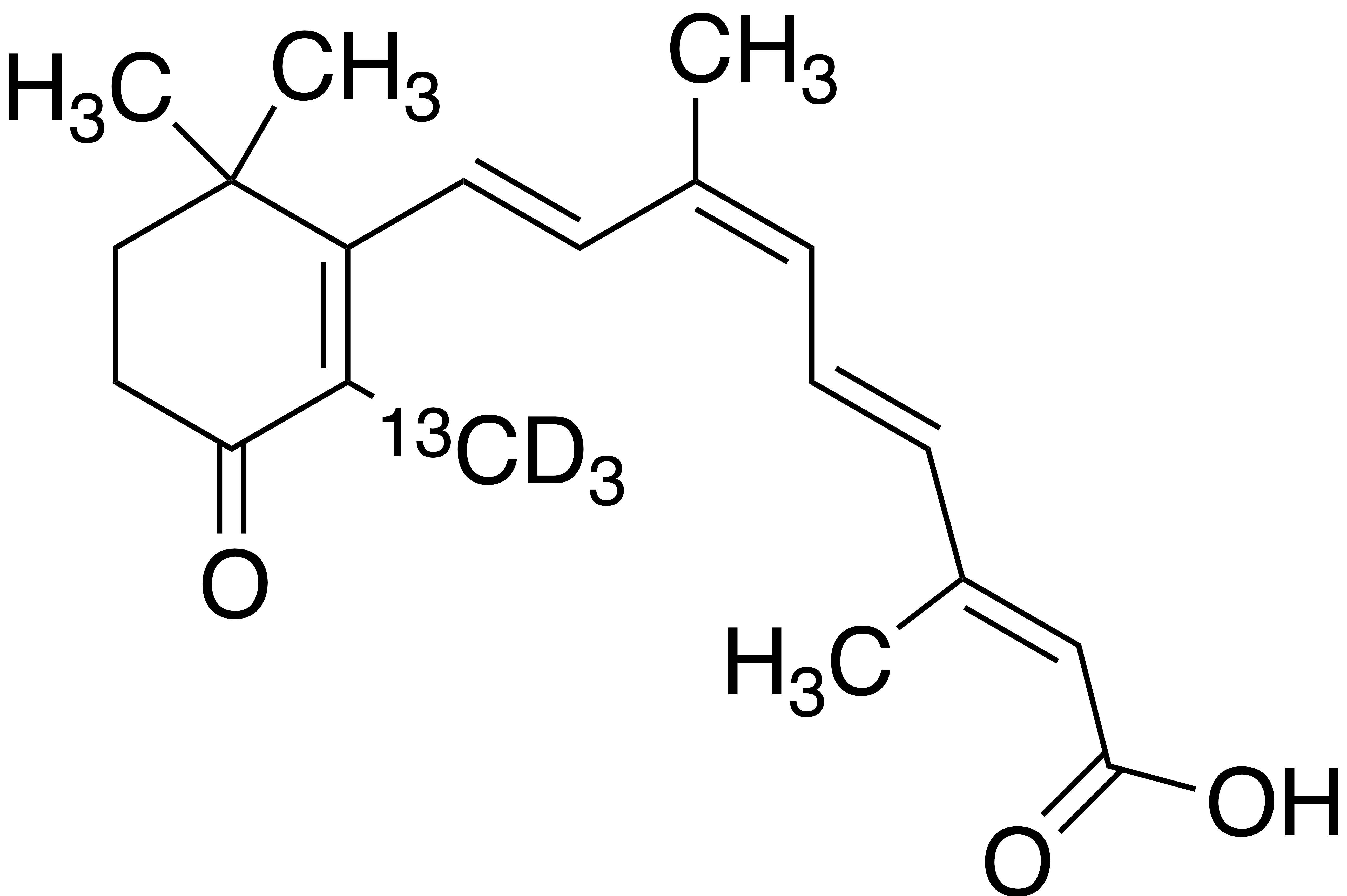 4-Keto 9-cis-Retinoic Acid-13C-d3