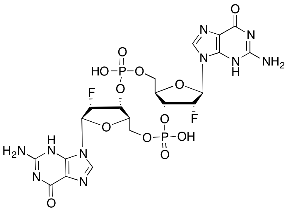2'-Deoxy-2'-fluoroguanylyl-(3'→5')-2'-deoxy-2'-fluoro-3'-guanylic Acid Cyclic Nucleotide