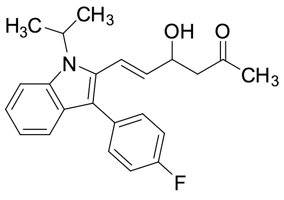 (5E)-6-[3-(4-Fluorophenyl)-1-(1-methylethyl)-1H-indol-2-yl]-4-hydroxy-5-hexen-2-one
