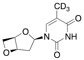 1-(3,5-Anhydro-2-deoxy-Beta-D-threo-pentofuranosyl)-5-methyl-2,4(1H,3H)-pyrimidinedione, Methyl-d3
