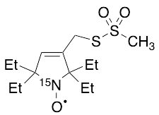 (1-Oxyl-2,2,5,5-tetraethyl-∆3-pyrroline-3-methyl) Methanethiosulfonate-15N