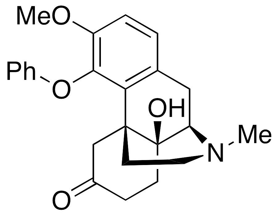 14-Hydroxy-3-methoxy-N-methyl-6-oxo-4-phenoxy-morphinan