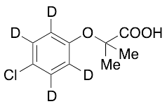 Clofibric-d4 Acid (4-chlorophenyl-d4)