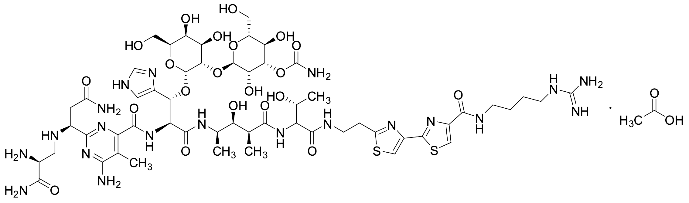 Bleomycin B2 Acetate Salt (>85%)