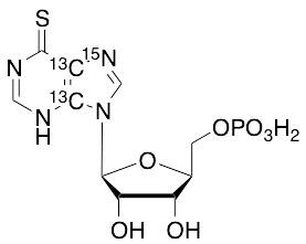 6-Thioinosine Phosphate-13C2,15N