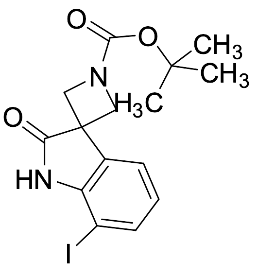 tert-Butyl 7'-iodo-2'-oxospiro[azetidine-3,3'-indoline]-1-carboxylate
