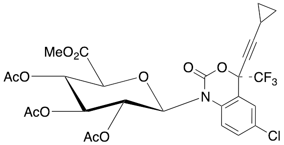 (S)-Efaveirenz N-b-Glucoronide-2’,3’,4’-tetraO-acetate Methyl Ester