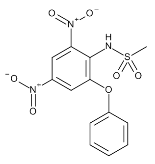 N-(2,4-Dinitro-6-phenoxyphenyl)methanesulphonamide - CAS No. 51765-56-1 N-(2,4-Dinitro-6-phenoxyphenyl)methanesulphonamide