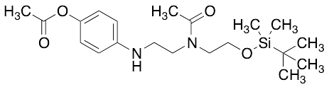 4-((2-(N-(2-((tert-Butyldimethylsilyl)oxy)ethyl)acetamido)ethyl)amino)phenyl Acetate