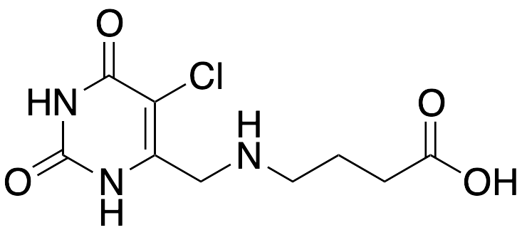4-(((5-Chloro-2,6-dioxo-1,2,3,6-tetrahydropyrimidin-4-yl)methyl)amino)butanoic Acid