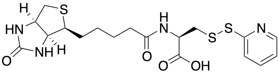 ​[5-​[(3aS,​4S,​6aR)​-​Hexahydro-​2-​oxo-​1H-​thieno[3,​4-​d]​imidazol-​4-​yl]​-​1-​oxopentyl]​-​3-​(2-​pyridinyldithio)​-L-alanine