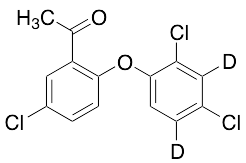 1-[5-Chloro-2-(2,4-dichlorophenoxy)phenylethanone]-d2 Major