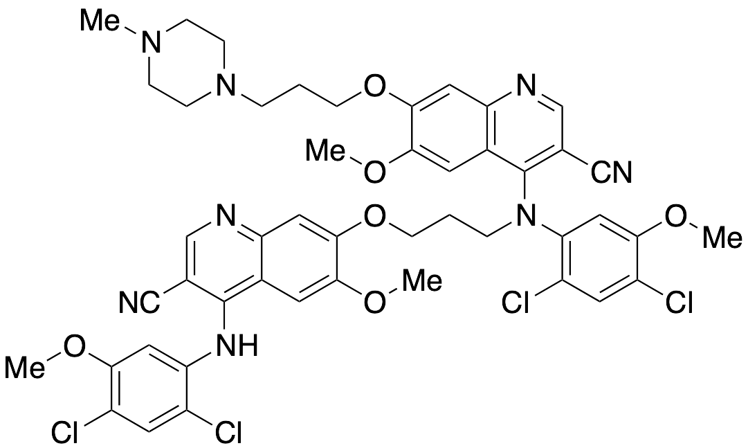 4-((2,4-Dichloro-5-methoxyphenyl)amino)-6-methoxy-7-propoxyquinoline-3-carbonitrile Bosutinib (>90%)