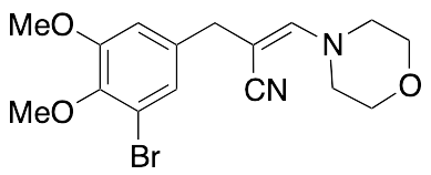 Beta-Morpholino-Alpha-(3,4-dimethoxy-5-bromobenzyl)acrylonitrile