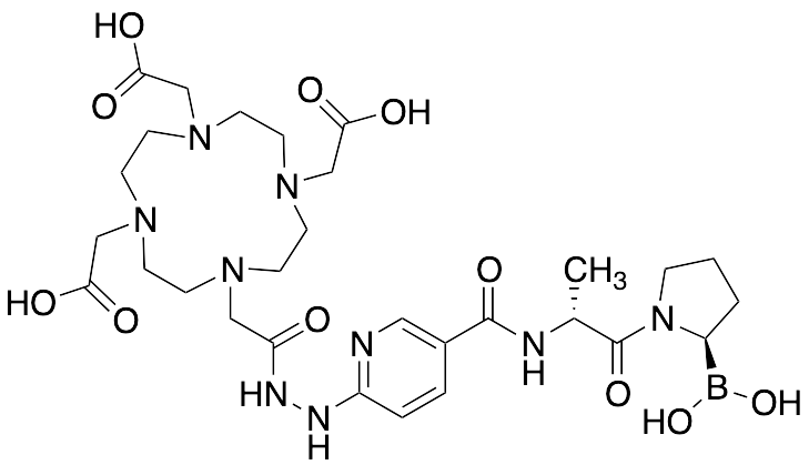 ((DOTA-HYNIC)-D-alanyl)-L-proline-boronic Acid
