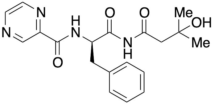 (R)-N-(1-(3-Hydroxy-3-methylbutanamido)-1-oxo-3-phenylpropan-2-yl)pyrazine-2-carboxamide