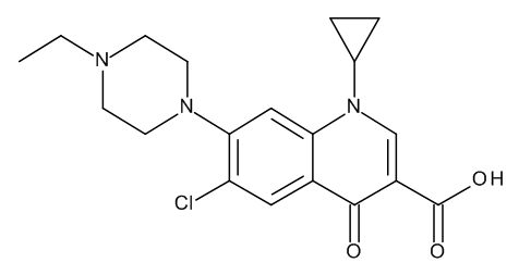 6-Desfluoro-6-chloro Enrofloxacin