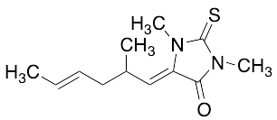 1,3-Dimethyl-5-(2-methyl-4-hexenylidene)-2-thioxo-4-imidazolidinone