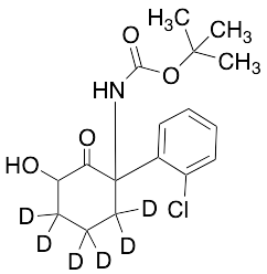 N-[1-(2-Chlorophenyl)-3-hydroxy-2-oxocyclohexyl]-carbamic-d6 Acid 1,1-Dimethylethyl Ester