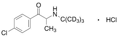 3-Deschloro-4-chloro Bupropion-d9 Hydrochloride