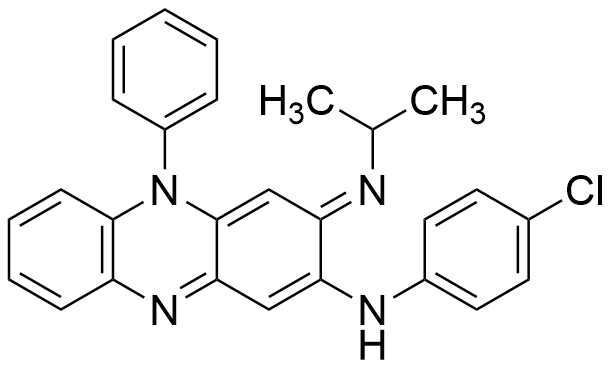 N-(4-Chlorophenyl)-3,5-dihydro-3-[(1-methylethyl)imino]-5-phenyl-2-phenazinamine 