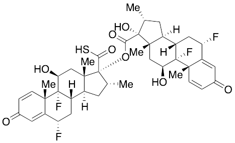 21-Thiocarboxylic Acid Fluticasone Dimer Impurity