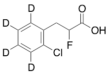 2-Chloro-alpha-fluorobenzene-d4-propanoic Acid