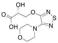 (R)-2-Hydroxy-3-((4-morpholino-1,2,5-thiadiazol-3-yl)oxy)propanoic Acid