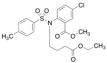 Methyl 5-Chloro-2-[(4-ethoxy-4-oxobutyl)-(4-methylphenyl)sulfonylamino]benzoate
