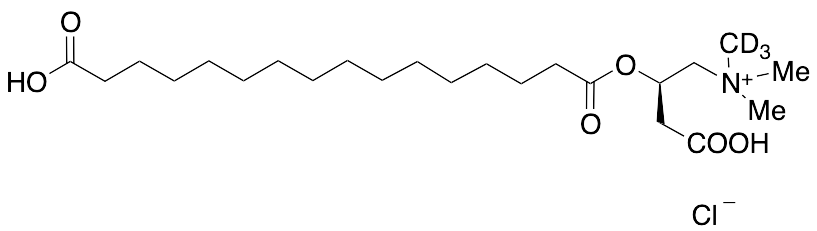 Hexadecanedioic Acid Mono-L-carnitine-d3 Ester Chloride