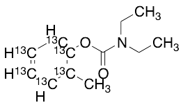 2-Methylphenyl Diethylcarbamate-13C6