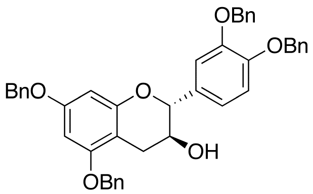5,7,3',4'-Tetra-O-benzylcatechin