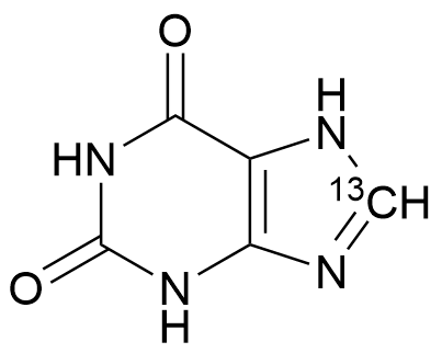3,7-Dihydro-1H-purine-2,6-dione-8-13C