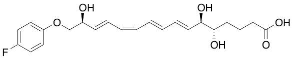 (5S,6R,7E,9E,11Z,13E,15S)-16-(4-Fluorophenoxy)-5,6,15-trihydroxy-7,9,11,13-hexadecatetraenoic Acid