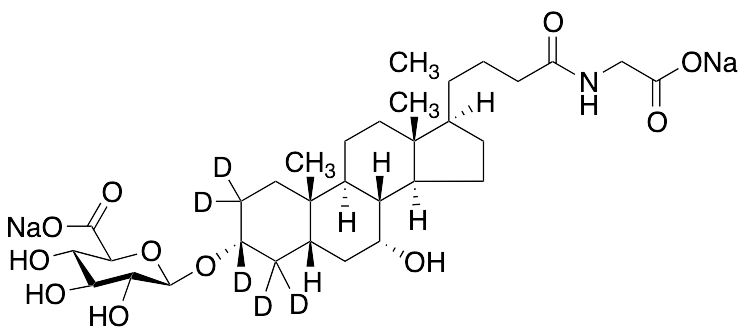 Glycochenodeoxycholic-d5 Acid-3-O-b-glucuronide Disodium Salt