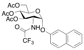 1-(2-Naphthyl) 2-Trifluroacetamido-3,4,6-tri-O-acetyl-2-deoxy-alpha-D-glucopyranoside
