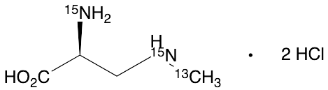 beta-Methylamino-L-alanine-13C,15N2 Dihydrochloride