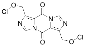5,​10-​Dioxo-5H,​10H-​diimidazo[1,​5-​a:1',​5'-​d]​pyrazine-​1,​6-​diyl-bis(methylene) Dihypochlorite
