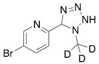 5-Bromo-2-(1-methyl-1H-tetrazol-5-yl)pyridine-d3