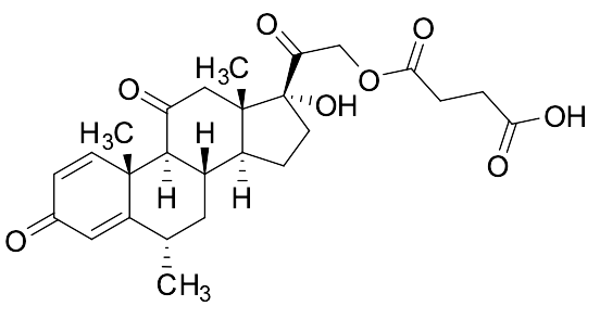 11-Ketomethylprednisolone Hemisuccinate