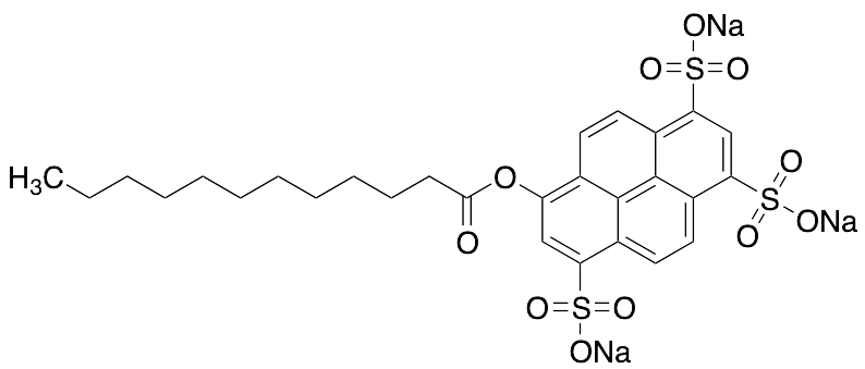 8-Dodecanoyloxypyrene-1,3,6-trisulfonic Acid Trisodium Salt