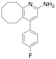 2-Amino-4-(4-fluorophenyl)-5,6,7,8,9,10-hexahydro-cycloocta[b]pyridine