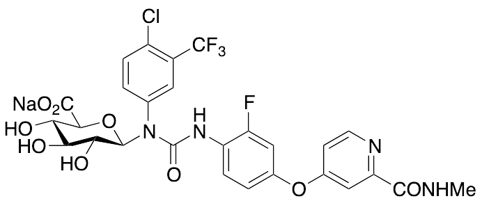 Regorafenib N-Beta-D-Glucuronide Sodium Salt