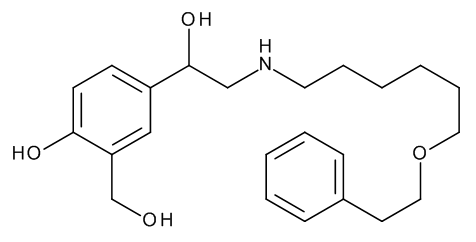 4-Hydroxy-Alpha1-[[[6-(2-phenylethoxy)hexyl]amino]methyl]-1,3-benzenedimethanol