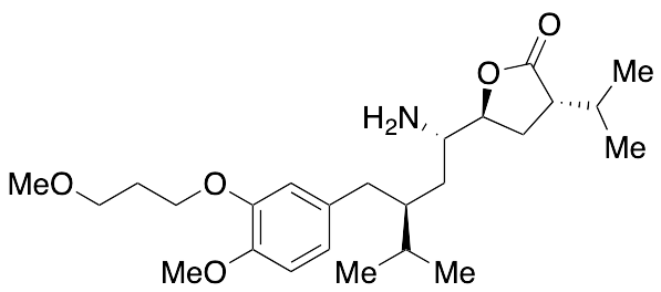 (3S,5S)-5-((1S,3S)-1-Amino-3-(4-methoxy-3-(3-methoxypropoxy)benzyl)-4-methylpentyl)-3-isopropyldihydrofuran-2(3H)-one